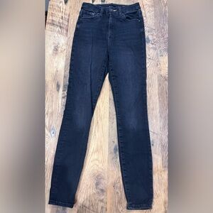&Denim Classic Black Skinny Jeans for Women